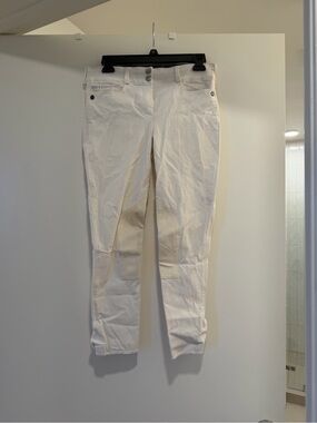 Gersemi White Equestrian Breech Pants